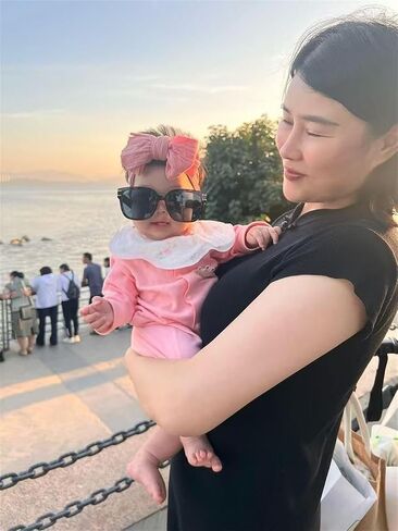 Baby Headbands Soft Stretchy Nylon Hair Bands with Bows for Newborn Infant Baby Toddler Girls-Pack of 4 in Saudi Arabia