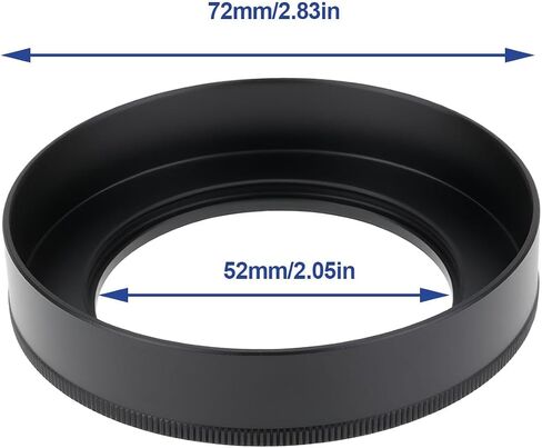 The Lord of the Tools 52 mm Camera Lens Lens Hood Compatible with Nikkor Z 40mm f/2 S and Z 28mm f/2.8 SE in Saudi Arabia