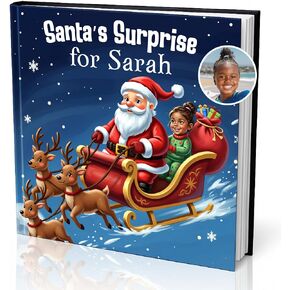 Personalized Christmas Story Book for Kids – Customized Name & Photo – Santa’s Surprise – Children’s Holiday Gift in Saudi Arabia