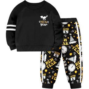 ملابس صبي طفل طويل الأكمام لونوبل لون بلوك قمم الانسحاب+ أسناط العرق المخططة مجموعات الشتاء الشتاء مجموعات in Kuwait