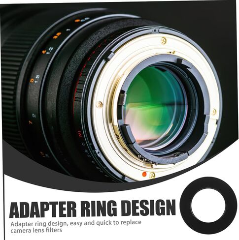 Camera Lens Adapter Durable UV Filter Conversion Ring Lightweight Portable Camera Filter Ring for Use Easy to Replace Lens Filters in Saudi Arabia