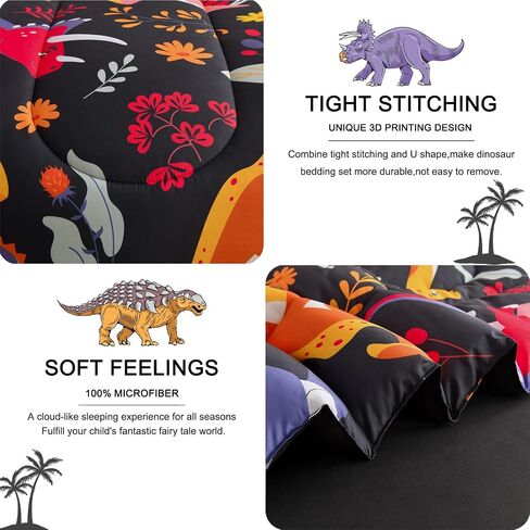 Kids Twin Comforter Sets 4 Pieces Bed in a Bag, Purple Blue Twin Bedding Set for Boys Girls,Soft Microfiber Comforter with Sheet Set,All Season Bed Set(Purple Blue,68"x88") in Saudi Arabia