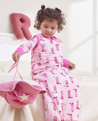 Rayon Made from Bamboo Viscose Sleep Sack 0-36 Months 1.0 Tog for Toddler and Baby sleepers 2-Way Zipper Newborn Sleep Sacks in Kuwait