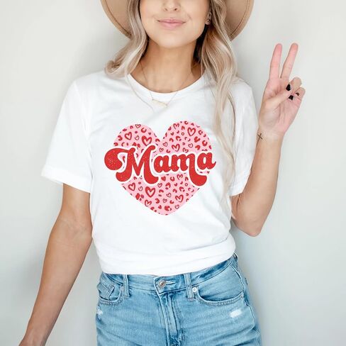 قمصان متطابقة من Mama and Me، ملابس Mommy and Me لعيد الحب، ملابس Mama Mini للفتيات الصغيرات، ملابس متطابقة لعيد الأم وابنتها، ملابس متطابقة مع الأم والطفلة، قمصان Mom and Me، D1 in Kuwait