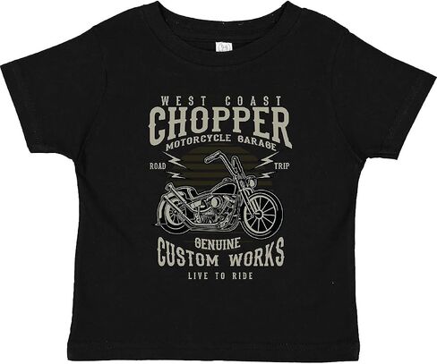 inktastic Chopper Motorcycle Garage Toddler T-Shirt in Saudi Arabia