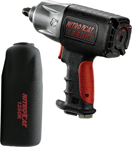 أدوات هوائية AIRCAT 1250-K 1/2 بوصة NITROCAT مفتاح ربط وقابض مزدوج مركب - مفتاح ربط قوي وطويل الأمد - أداة هوائية بمقبض مريح in Saudi Arabia