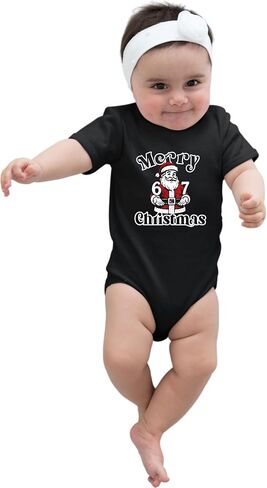 Go All Out 67 Santa Merry Christmas Six Seven Infant Creeper in Saudi Arabia