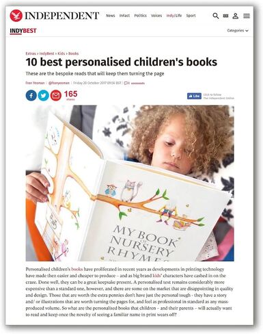 Personalized Bedtime Stories Nursery Rhymes Book - Custom with Child’s Name - Baby Name Book Gift for Boys & Girls - Keepsake Bedtime Stories for Kids, Personalized Baby Book in Saudi Arabia
