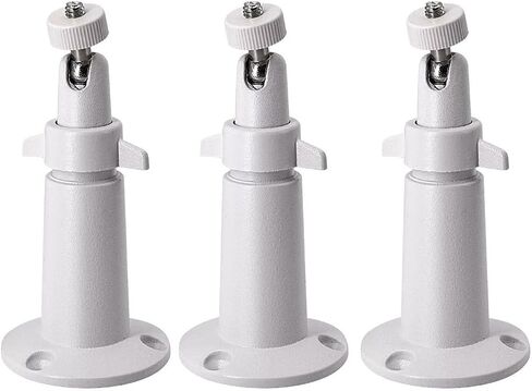 3Set Security Camera Wall Mounts Stands Support 360° Swivel & 90° Tilt Suitable for Arlo Pro Smart Cameras in Saudi Arabia