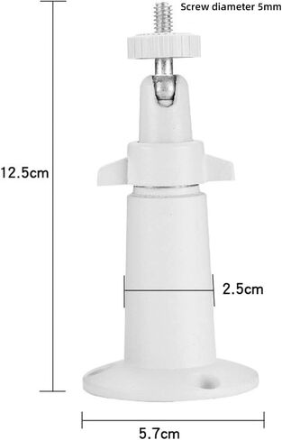 3Set Security Camera Wall Mounts Stands Support 360° Swivel & 90° Tilt Suitable for Arlo Pro Smart Cameras in Saudi Arabia