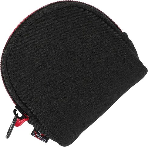 Gadpiparty Portable Neoprene Lens Pouch with Zipper Camera Filter Storage Bag Water Resistant Protective Case for Photographers Scratch and Drop Resistant Compact Black S in Saudi Arabia