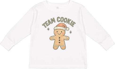 inktastic Team Cookie Gingerbread Christmas Toddler Long Sleeve T-Shirt in Saudi Arabia