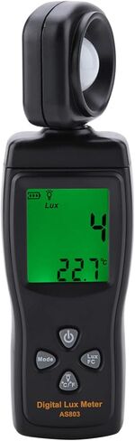 CHICIRIS Professional Smart Sensor AS803 Mini LCD Display Digital Luxmeter Light Meter -10~60℃, Highly Accurate Measurements Up to 200000LUX, EasytoUse Luxmeter in Saudi Arabia