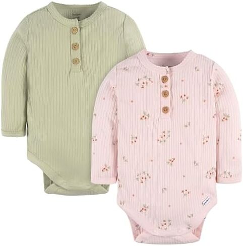 Gerber baby-girls Baby Boys' and Baby Girls' 2-pack Bodysuits in Saudi Arabia