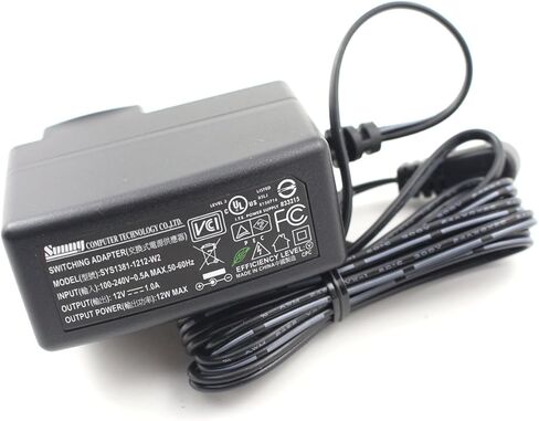 New 12V 1A Power Supply for Sunny Switching Adapter SYS1381-1212-W2 Camera Charger in Saudi Arabia