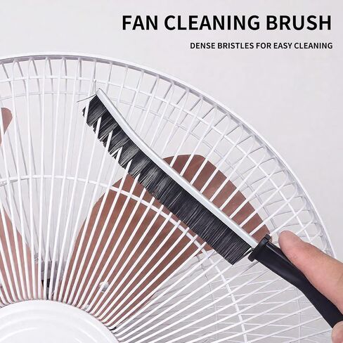 4-Pack Heavy Duty Cleaning Brushes - Multi-Purpose Hard Bristle Brushes for Tight Spaces, Crevices, Grout, Baseboards - Deep Reach Gap Cleaning Tool for Kitchen, Bathroom, Car, Household (Black) in Saudi Arabia