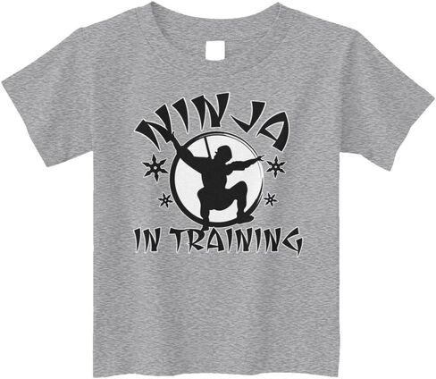 تي شيرت Threadrock Little Boys' Ninja in Training للأطفال الصغار in Saudi Arabia