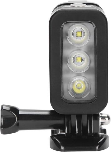 مصباح LED للغوص تحت الماء من CHICIRIS للكاميرا الرياضية، سطوع قابل للتعديل 45 مترًا، ضوء غوص للتصوير الفوتوغرافي in Kuwait