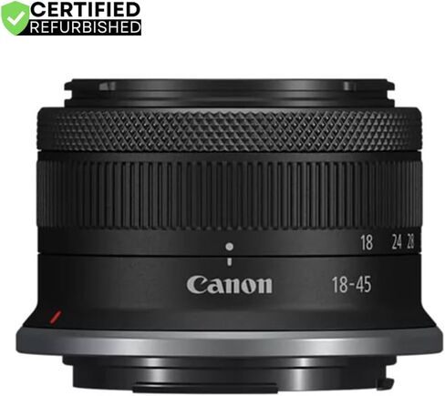 Canon EOS R50 Mirrorless Camera Body w/ 2 Lens Kit RF-S 18-45mm is STM & RF-S 55-210mm is STM 5811C022 (Renewed) Bundle w/Deco Gear Photography Bag + 2X Battery + 2X 64GB Memory Cards + Accessories in Saudi Arabia