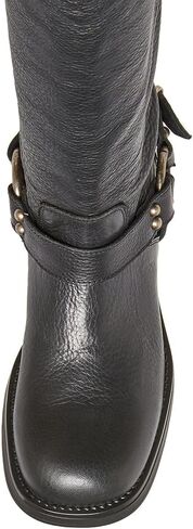 Steve Madden Women's Astor Black Leather Fashion Boot in Saudi Arabia