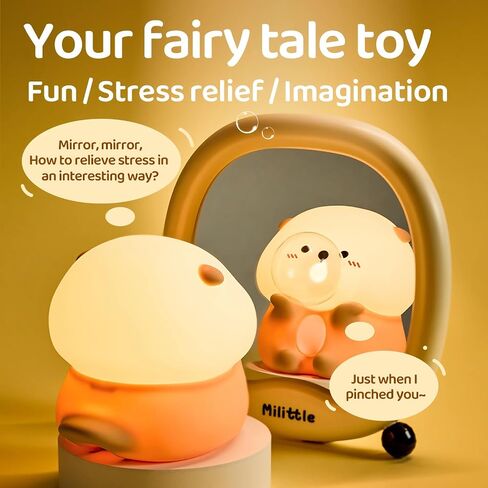 Night light for kids,Cute Unicorn Lamp, 3-Level Dimmable USB Rechargeable Lamp with Timer, Soothing Animal Toy for Nursery Bedroom Dorm Decor, Gift for Boys Girls Teens Adults (Birthday Christmas) in Saudi Arabia