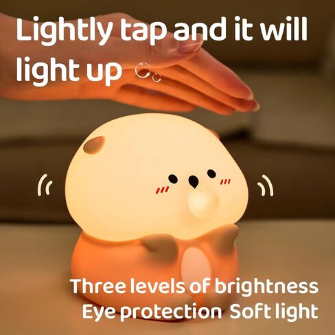 Night light for kids,Cute Unicorn Lamp, 3-Level Dimmable USB Rechargeable Lamp with Timer, Soothing Animal Toy for Nursery Bedroom Dorm Decor, Gift for Boys Girls Teens Adults (Birthday Christmas) in Saudi Arabia