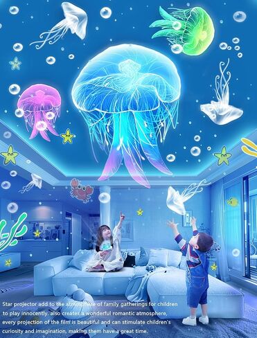 21 Set of Films, Kids Night Light Projector for Bedroom, Ceiling, Projector Night Light for Kids, Room Decor, Star Galaxy Lamp with 360° Rotating, Ceiling Projector, Birthday, Christmas, Girls Gifts in Saudi Arabia