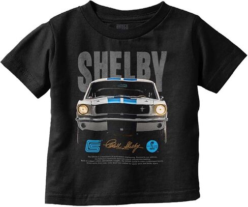 Brisco Brands Shelby Racing Muscle Car Headlights Toddler Baby Graphic T Shirt in Saudi Arabia