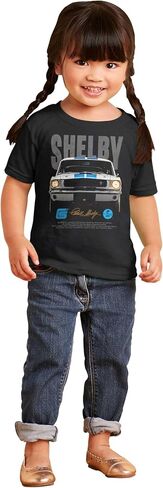 Brisco Brands Shelby Racing Muscle Car Headlights Toddler Baby Graphic T Shirt in Saudi Arabia