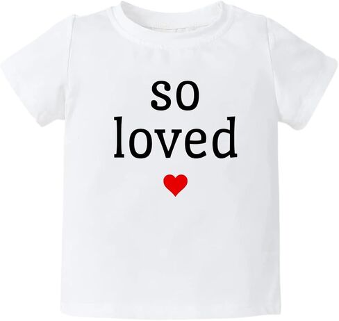 تي شيرت لطيف للأطفال والرضع من So Loved - ملابس مضحكة للفتيات والأولاد لحفلات استقبال المولود الجديد in Kuwait