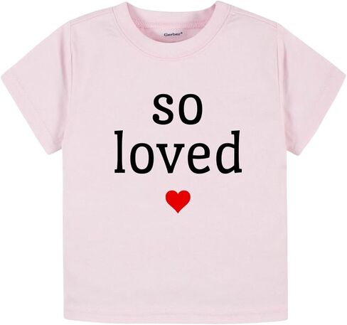 تي شيرت لطيف للأطفال والرضع من So Loved - ملابس مضحكة للفتيات والأولاد لحفلات استقبال المولود الجديد in Kuwait