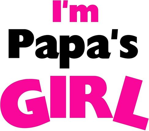 تي شيرت CafePress I'm Papa's Girl للأطفال الصغار برسومات لطيفة للأطفال الصغار، 100% قطن in Saudi Arabia