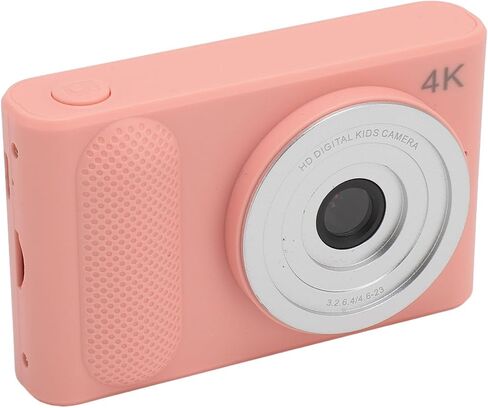 Yunseity Micro SLR Camera, Portable Digital Camera 16x Digital Zoom Electronic Image Stabilization 48MP HD Thin and Light for Vlog (White) in Saudi Arabia