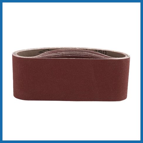 3 x 18 Inch Sanding Belts 180 Grit Aluminum Oxide Sanding Belt Sandpaper for Portable Belt Sander 10 Pcs Item Replacement in Saudi Arabia
