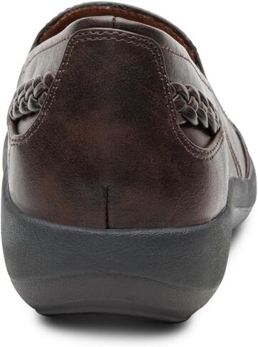 Aetrex Women’s Alice Slip-On Shoes with Orthopedic Arch Support Flats – Premium Leather Comfort Walking Shoes with Removable Insole, Cushioned Low Heel Fashion for Plantar Fasciitis & Relief in Saudi Arabia
