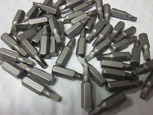 50#2 SQUARE ROBERTSON 1" S2 TIPS SCREW DRIVER INSERT BIT DRILL SCREWDRIVER HEX in Saudi Arabia
