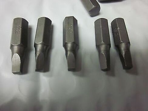 50#2 SQUARE ROBERTSON 1" S2 TIPS SCREW DRIVER INSERT BIT DRILL SCREWDRIVER HEX in Saudi Arabia