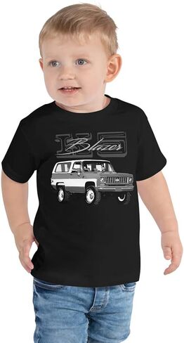 1974 Chevy K5 Blazer Truck Toddler Short Sleeve Tee in Saudi Arabia