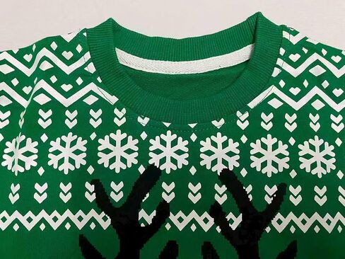 Kids Christmas Outfits 2 Piece Boys Girls Xmas Santa Elk Sweatshirt + Leggings Pants Set Winter Clothing Sets 1-7T in Saudi Arabia