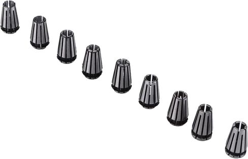 ER8 Collet Chuck Set 9Pcs for CNC Engraving Machine and Milling Lathe High Tool Holder Compatible with Multiple Sizes for Secure Clamping in Saudi Arabia