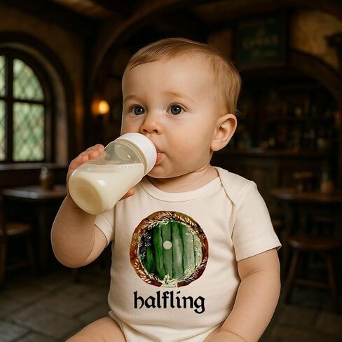 بدلة Brain Juice Tee Halfling - 100% قطن - لون كريمي in Kuwait