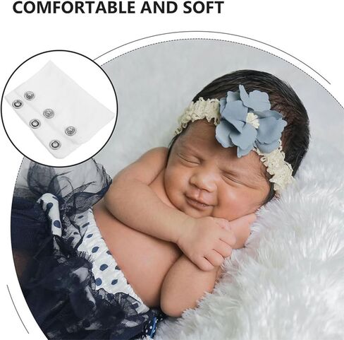 4 قطع موسع بدلة الأطفال: بدلة أطفال قطنية موسع رومبير المنشعب تمديد التصحيح مع أزرار إطباقية قطعة تطويل الطفل in Kuwait