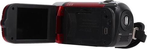 Ejoyous Video Camera Camcorder Full HD 4K 48MP Digital Camera Recorder 270° Rotation 2.7 Inch Color Screen 16X Zoom Camcorders (Red) in Saudi Arabia