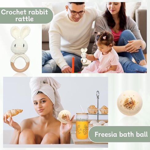 New Mom Gift Set Baby Shower Gifts Basket for Newborn Sage Green Pregnancy Gift for Women After Birth Postpartum Essentials for Expecting Mom to Be Mothers Day Birthday Gifts for First Time Mother in Saudi Arabia