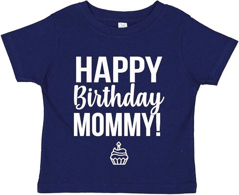 تي شيرت Tees & Tails Happy Birthday Mommy Baby (مقاسات الرضع والأطفال الصغار) in Kuwait