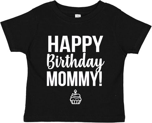 تي شيرت Tees & Tails Happy Birthday Mommy Baby (مقاسات الرضع والأطفال الصغار) in Kuwait