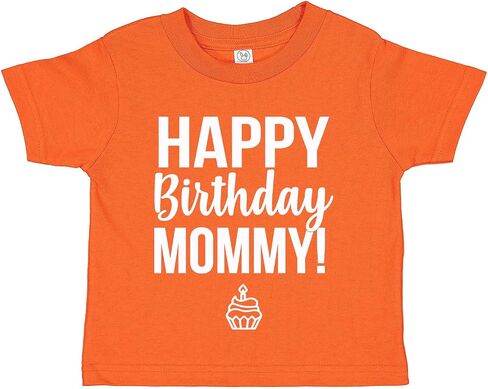 تي شيرت Tees & Tails Happy Birthday Mommy Baby (مقاسات الرضع والأطفال الصغار) in Kuwait