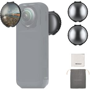 NEEWER ND Filters Compatible with Insta360 X5, ND64 Lens Filter Set, 6 Stops Light Reduction Screw On Auto Detect Multicoated Optical Glass Neutral Density, Action Camera Accessories, 2 Pack in Kuwait