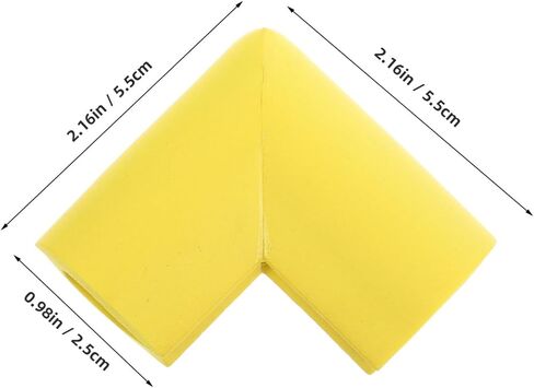 Cabilock 12 Pack Sky-Blue Foam Protective Angles for Furniture Baby Corner Protectors Easy Peel Stick Ideal for Moving and Furniture Safety in Saudi Arabia