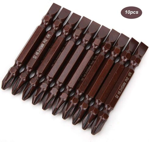 10PCs Double Ended Screwdriver Bit H6.3 x 65MM in Saudi Arabia